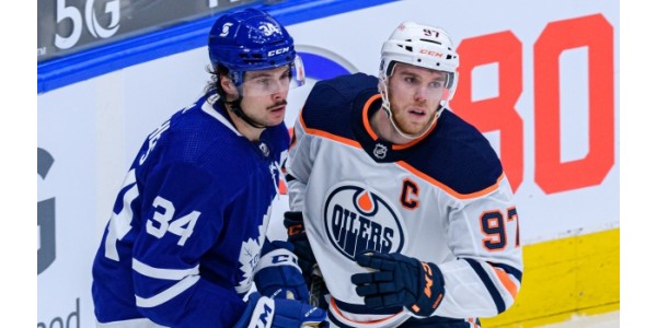 Vinnande hjärtan mellan Toronto Maple Leafs och Edmonton Oilers